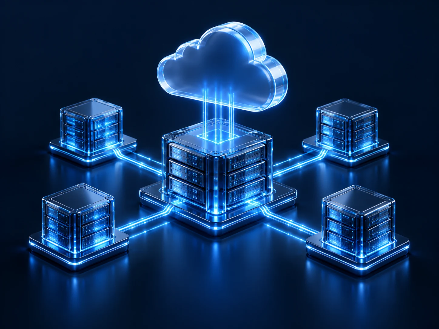 Connected cloud and server infrastructure